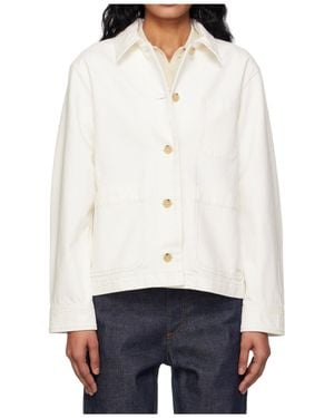 A.P.C. Nikkie Denim Jacket - White