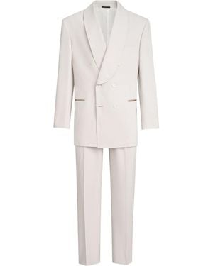 Brunello Cucinelli Long-Sleeved Suit - White