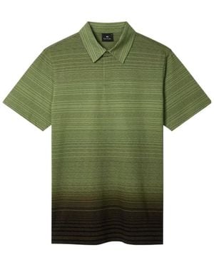 Paul Smith Striped Regular-Fit Polo Shirt - Green