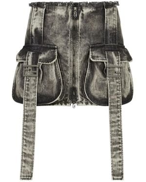 Fendi Denim Skirt - Gray