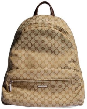 Gucci Large Tag Backpack - Natural