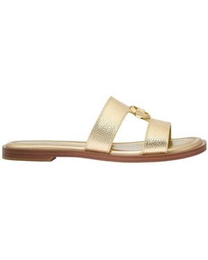 MICHAEL Michael Kors Erin Flat Sandals - White