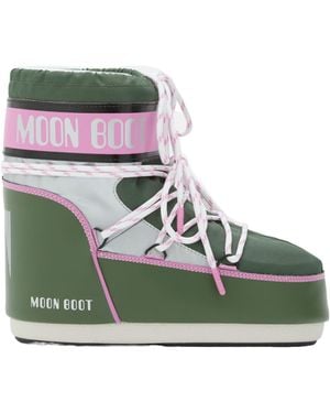Moon Boot Round-Toed Ankle Boots - Green