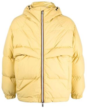 K-Way Padded Zip Up Coat - Yellow