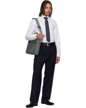 BOSS Boss Logo-Embossed Briefcase - Black