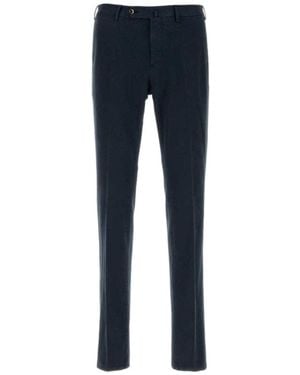 Pt Pantaloni Straight-Leg Casual Trousers - Blue