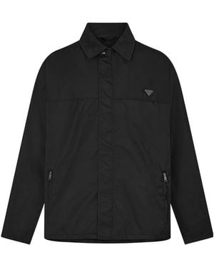 Prada Long-Sleeve Coat - Black