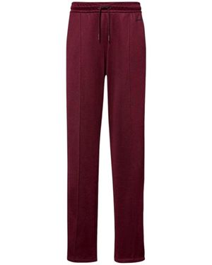 Calvin Klein High Shine French Terry Track Trousers - Red