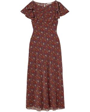 Doen Ruffle Dress - Red