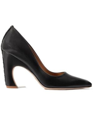 Chloé Chloé Oli Pointed-Toe Pumps - Black