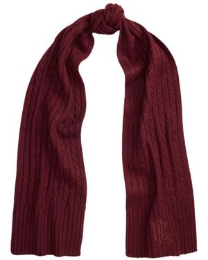 Ralph Lauren Knitted Long Scarf - White