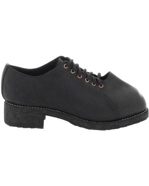 Guidi Lacing Business Casual Shoes - Black