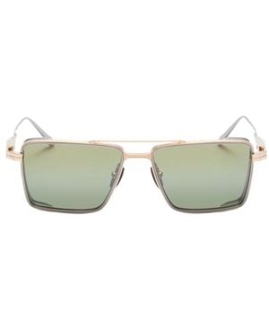 Akoni Sprinta Square-Frame Sunglasses - Green