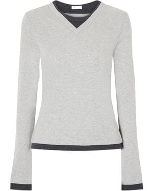 St. Agni Casual Long-Sleeve T-Shirt - Grey