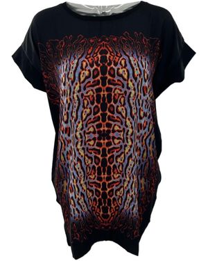 Just Cavalli Printed T-Shirt - Black