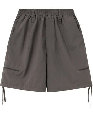 WOOYOUNGMI Zip Detail Cargo Shorts - Grey