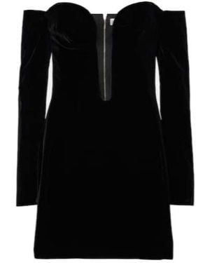 Nina Ricci Off-Shoulder Corset Dress - Black