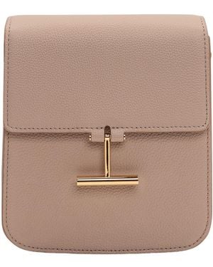 Tom Ford T-Bar Shoulder Bag - Natural