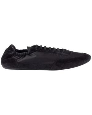 Prada Re-Nylon-Suede Trainers - Black