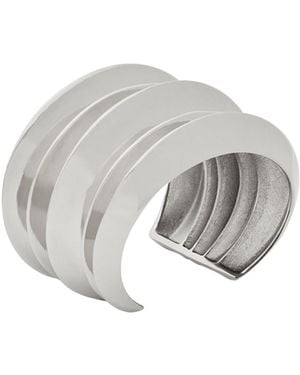 Saint Laurent Stacked Cuff - White