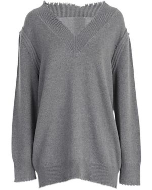 T By Alexander Wang Oversized Jumper Dress - Grey
