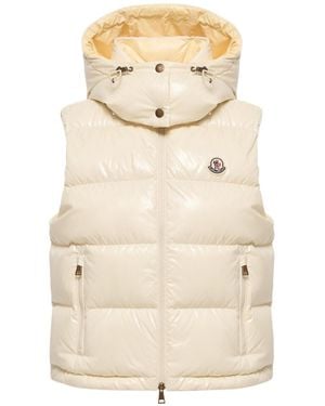 Moncler Niverolle Short Down Vest - Natural
