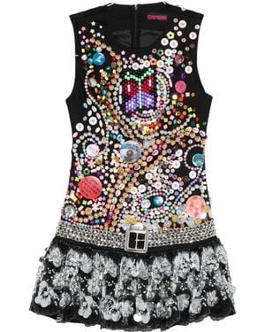 Chopova Lowena Round-Neck Dress - Black