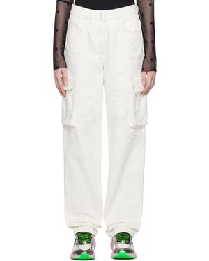 Givenchy Cargo Straight-Leg Trousers - White