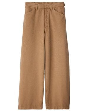 Lemaire Oversized Workwear Pants - Natural