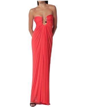 Christopher Esber Strapless Dress - Red