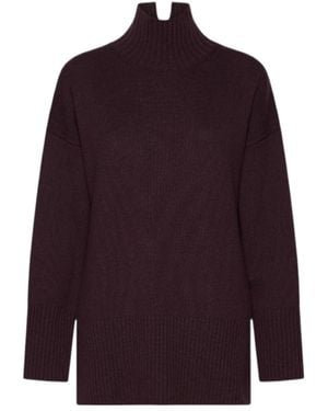Marella Turtleneck Sweater - Purple