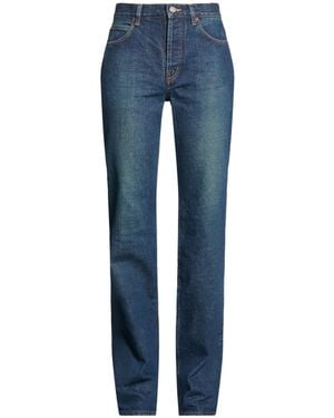 Saint Laurent Dark Straightleg Jeans - Blue