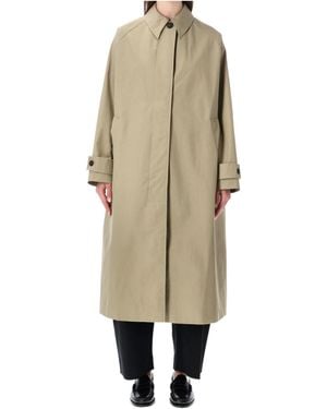 Studio Nicholson Long-Sleeved Trench Coat - Natural