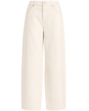 P.A.R.O.S.H. Casual Pants With Belt Loops - White