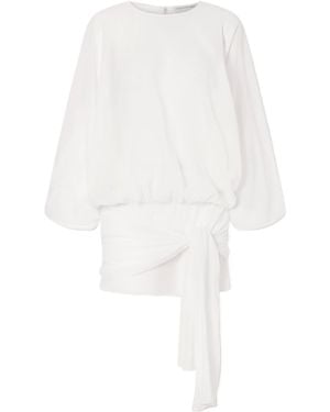 Christopher Esber Porto Tie-Waist Dress - White