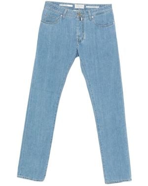 Jacob Cohen Bard Button-Fastening Jeans - Blue