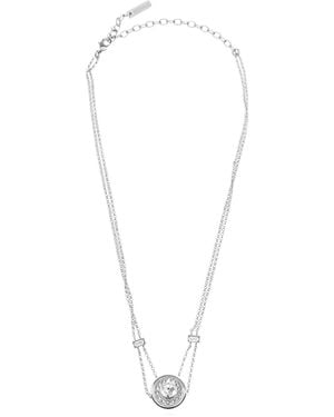 Versace Bright Medusa Embellished Necklace - White