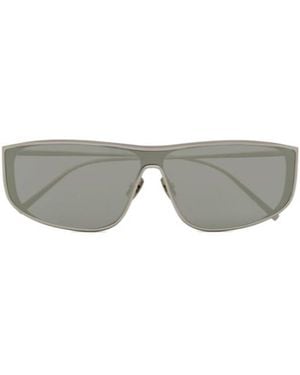Saint Laurent Eyewear Sl605 Luna Rectangular Frame Sunglasses - White