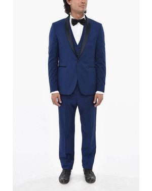 Tagliatore Three-Piece Suit - Blue