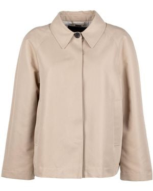 Seventy Point-Collar Jacket - Natural