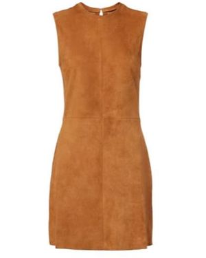 Stouls Dollie Suede Minidress - Brown