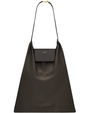 Saint Laurent Foulard Folding Pouch - Black