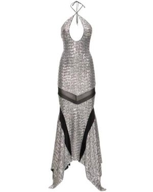 The Attico Saskia Sequined Dress - Gray