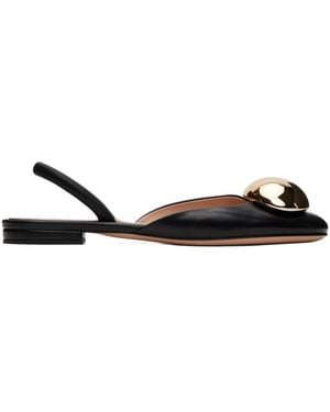 Gianvito Rossi Sphera Slingback Flat Pumps - Black