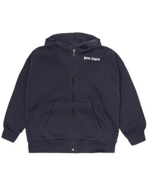 Palm Angels Long-Sleeve Sweatshirt - Blue