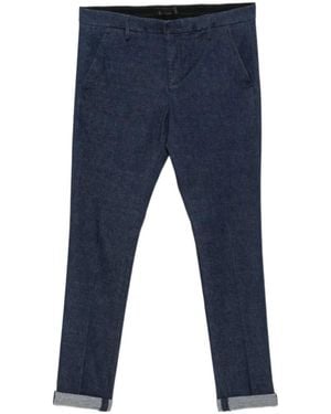 Dondup Slim-Fit Jeans With A Folded Hem - Blue