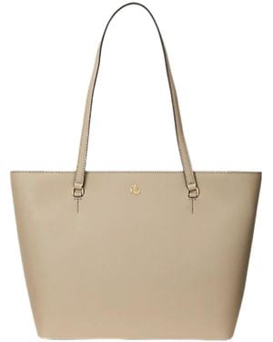 Ralph Lauren Medium Karly Tote Bag - Natural