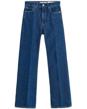 Our Legacy Creased Boot-Cut Jeans - Blue
