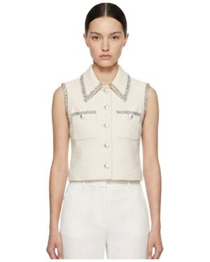 Marissa Chiara Sleeveless Vest - Natural