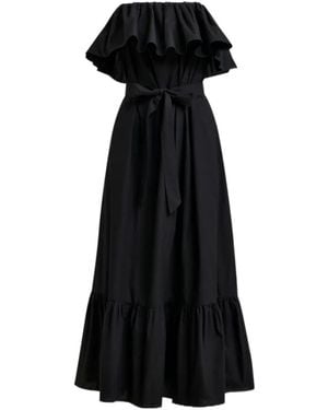 Essentiel Antwerp Joyce Ruffled Belted Dress - Black